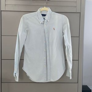 Button up collared long sleeve